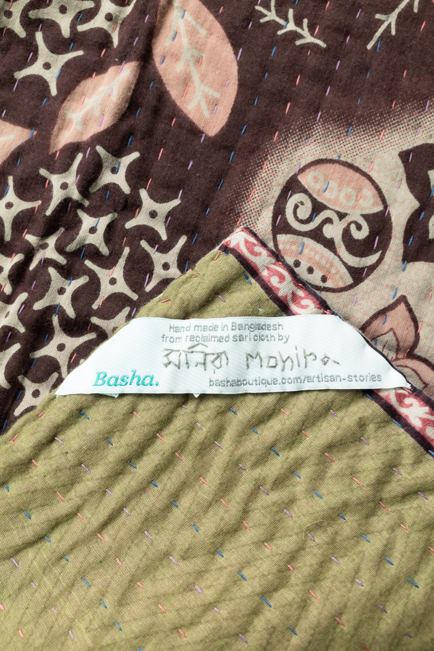 Delight No. 3 Mini Kantha Blanket