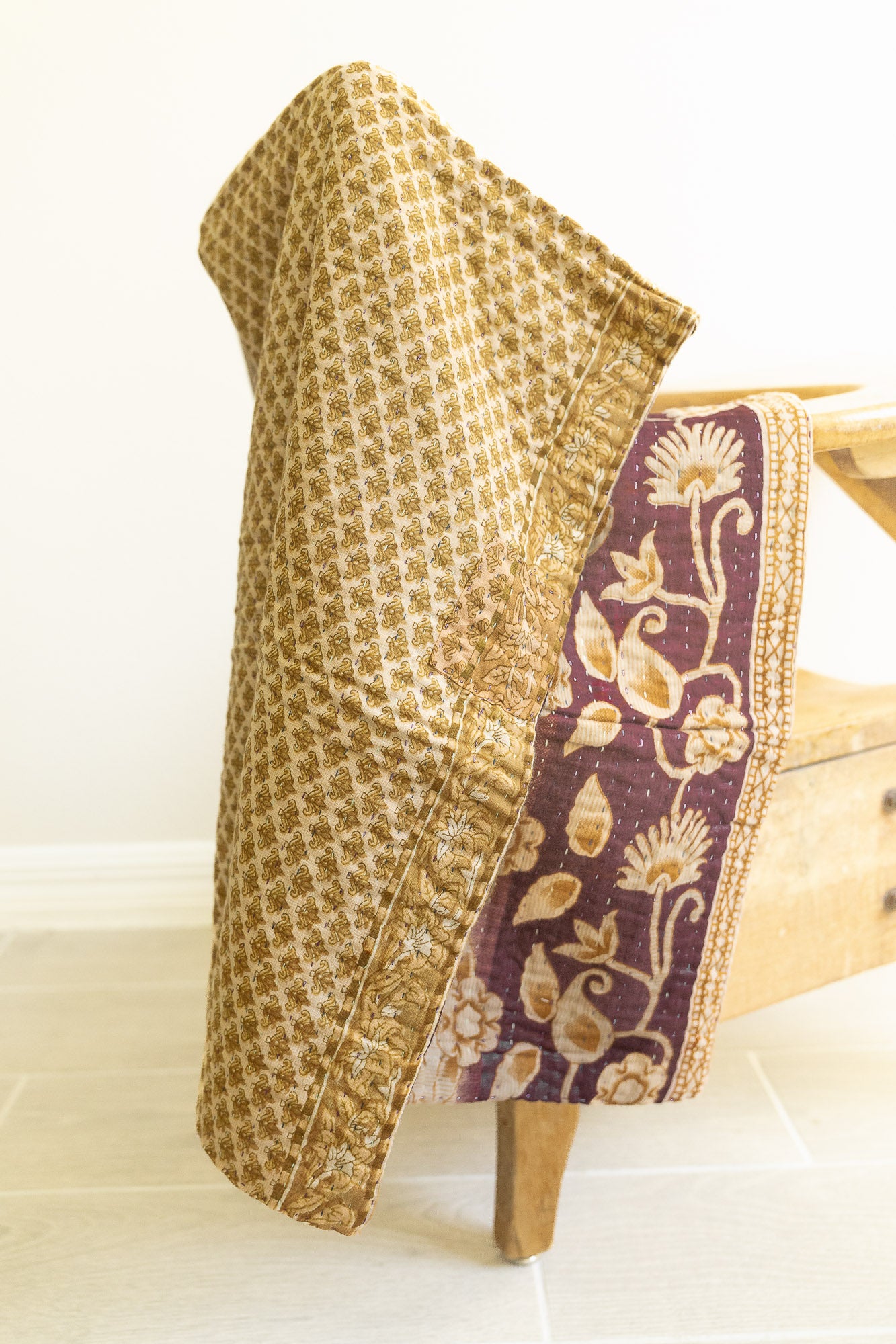 Delight No. 4 Kantha Baby Blanket