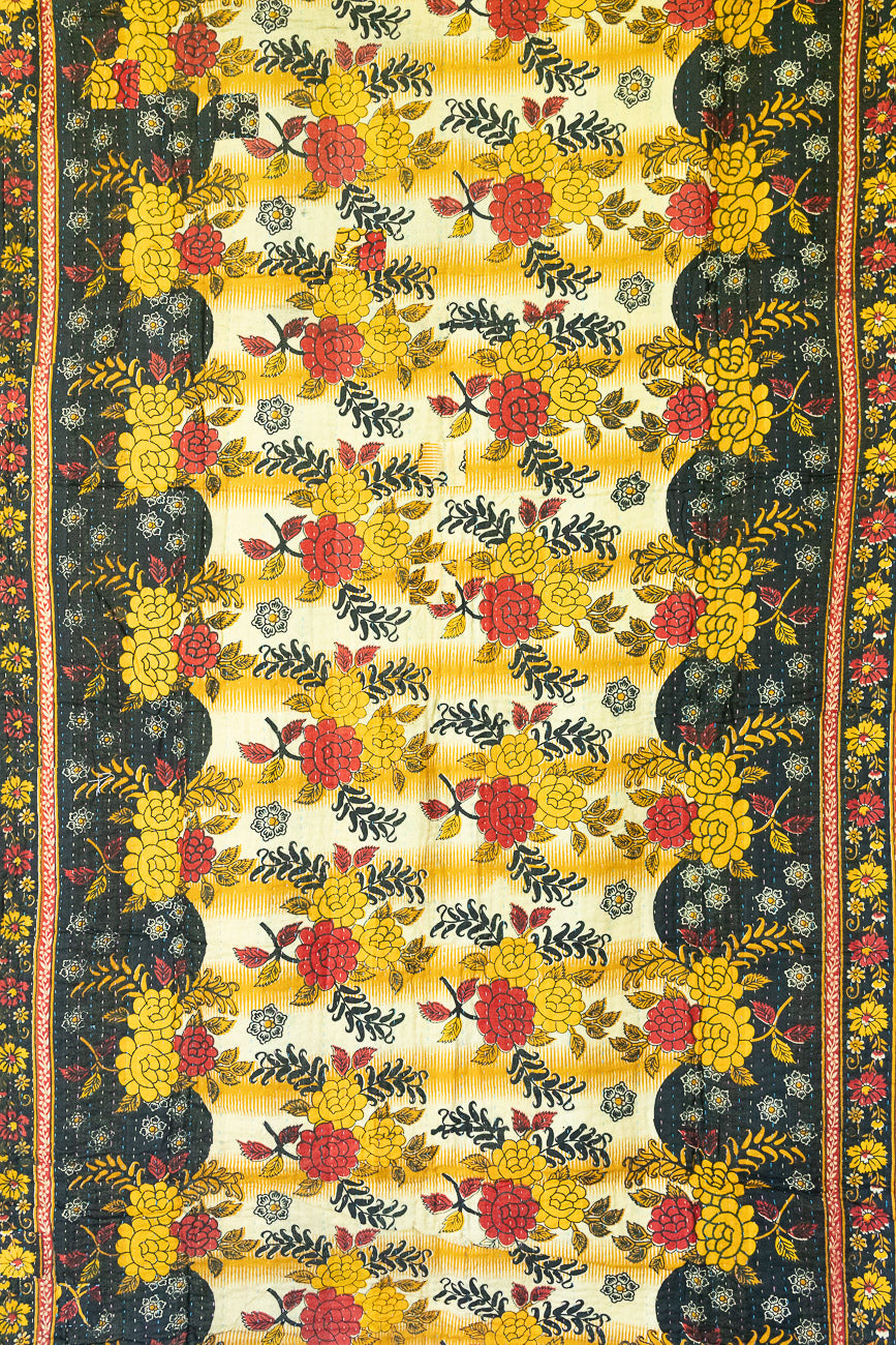 Devoted Kantha Throw