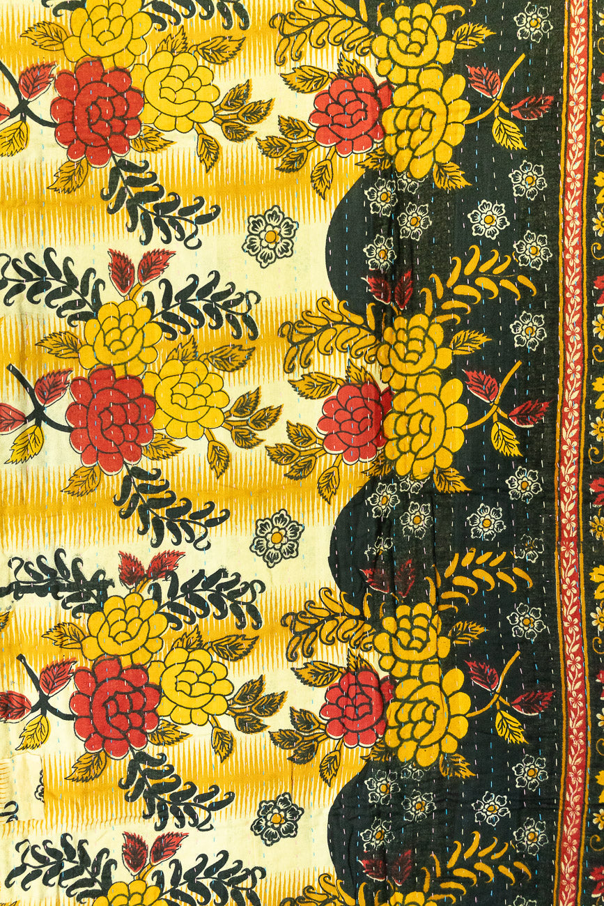 Devoted Kantha Throw