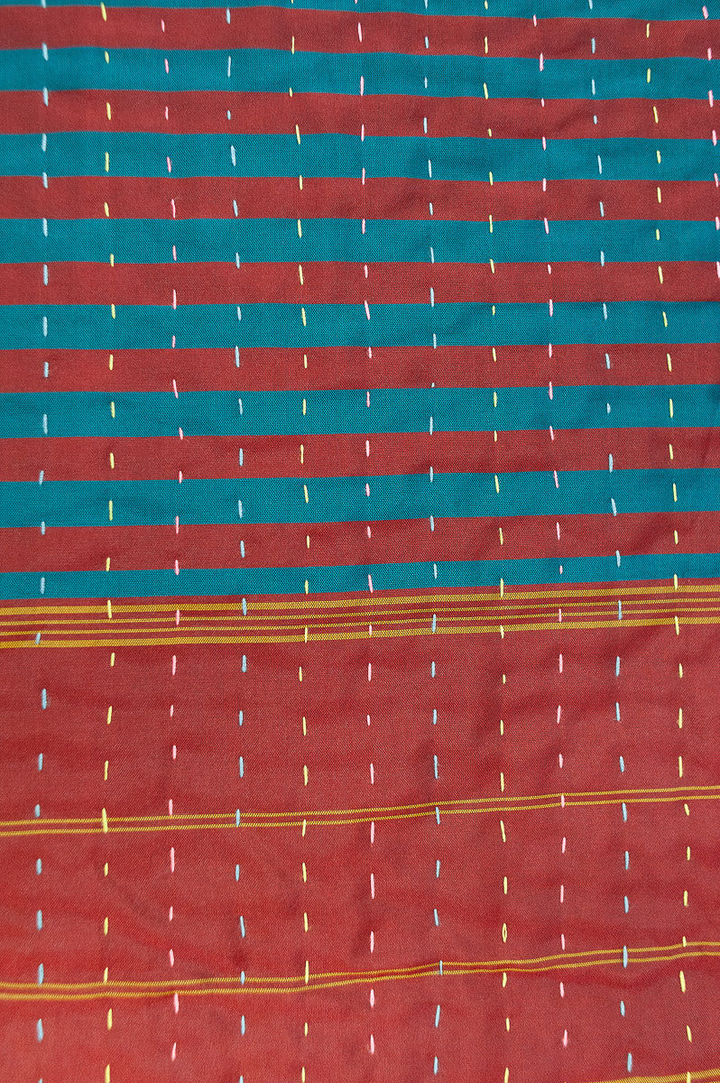 Devoted Silk Blend Kantha Throw