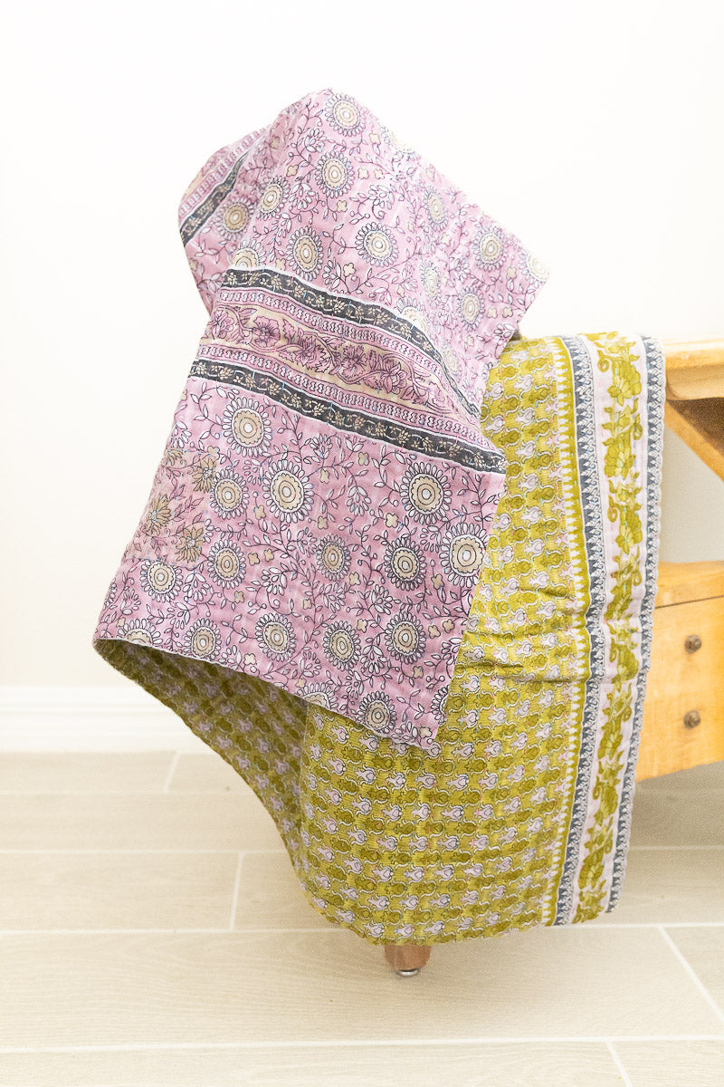dignify Kantha Baby Blanket Quilt