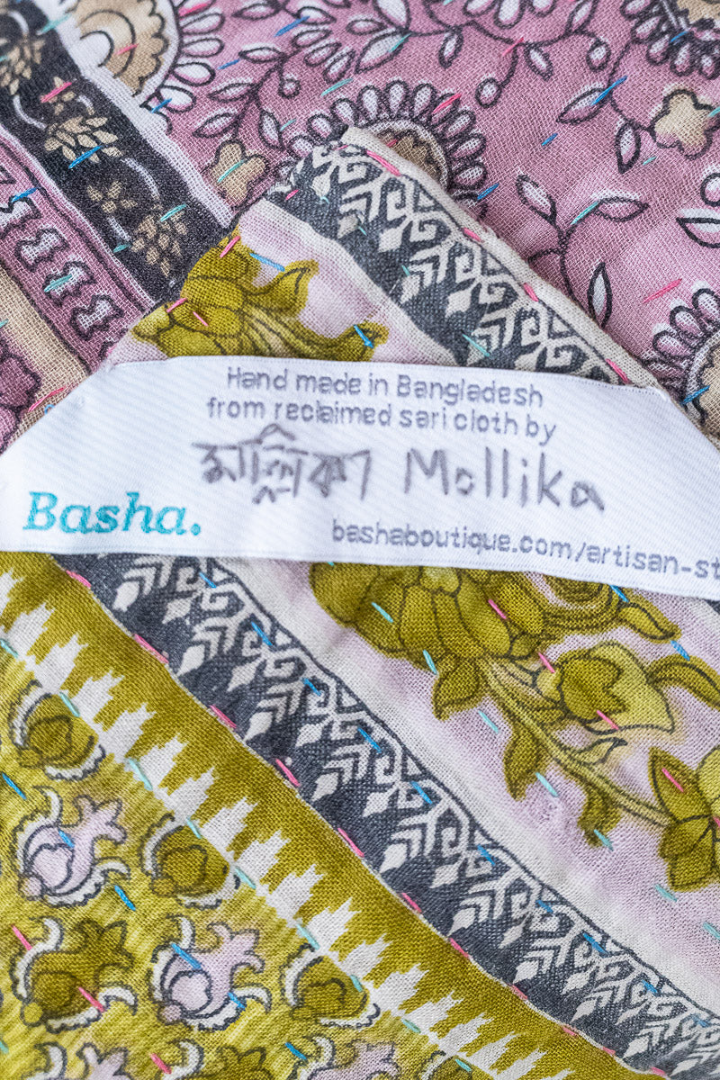 Dreamy No. 2 Kantha Baby Blanket