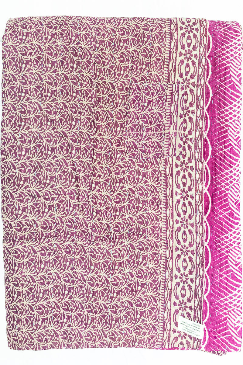 Trace Large Kantha Throw