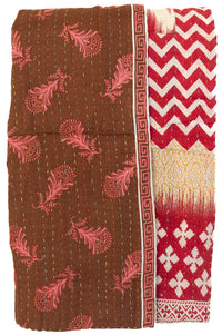 Kantha Throw Bed Quilt