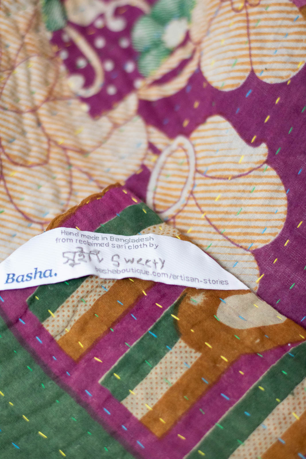 Bonus Kantha Throw