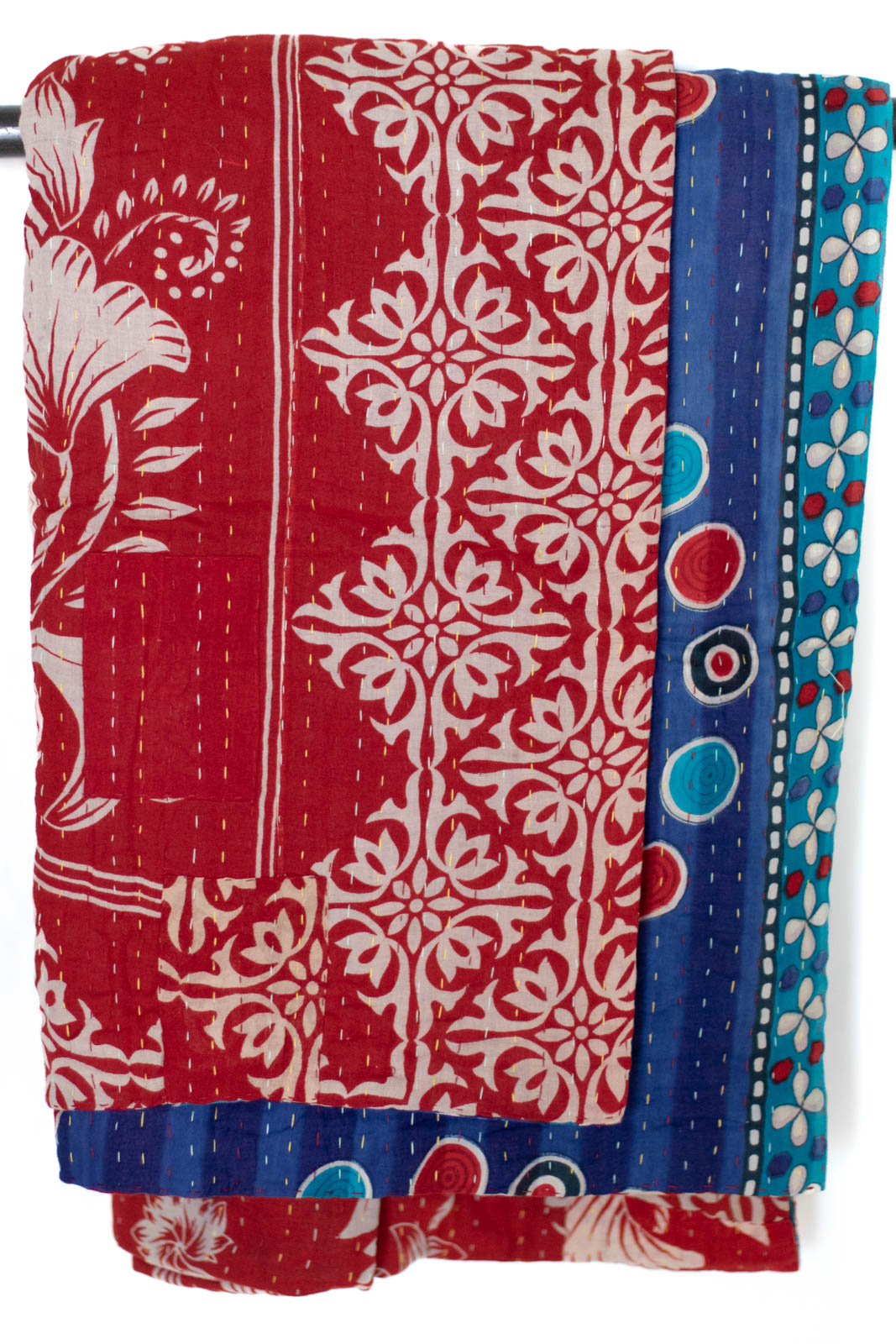 Kantha Throw Bed Quilt