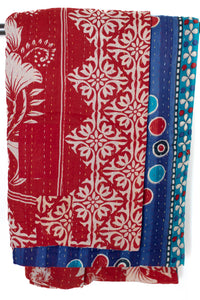 Kantha Throw Bed Quilt