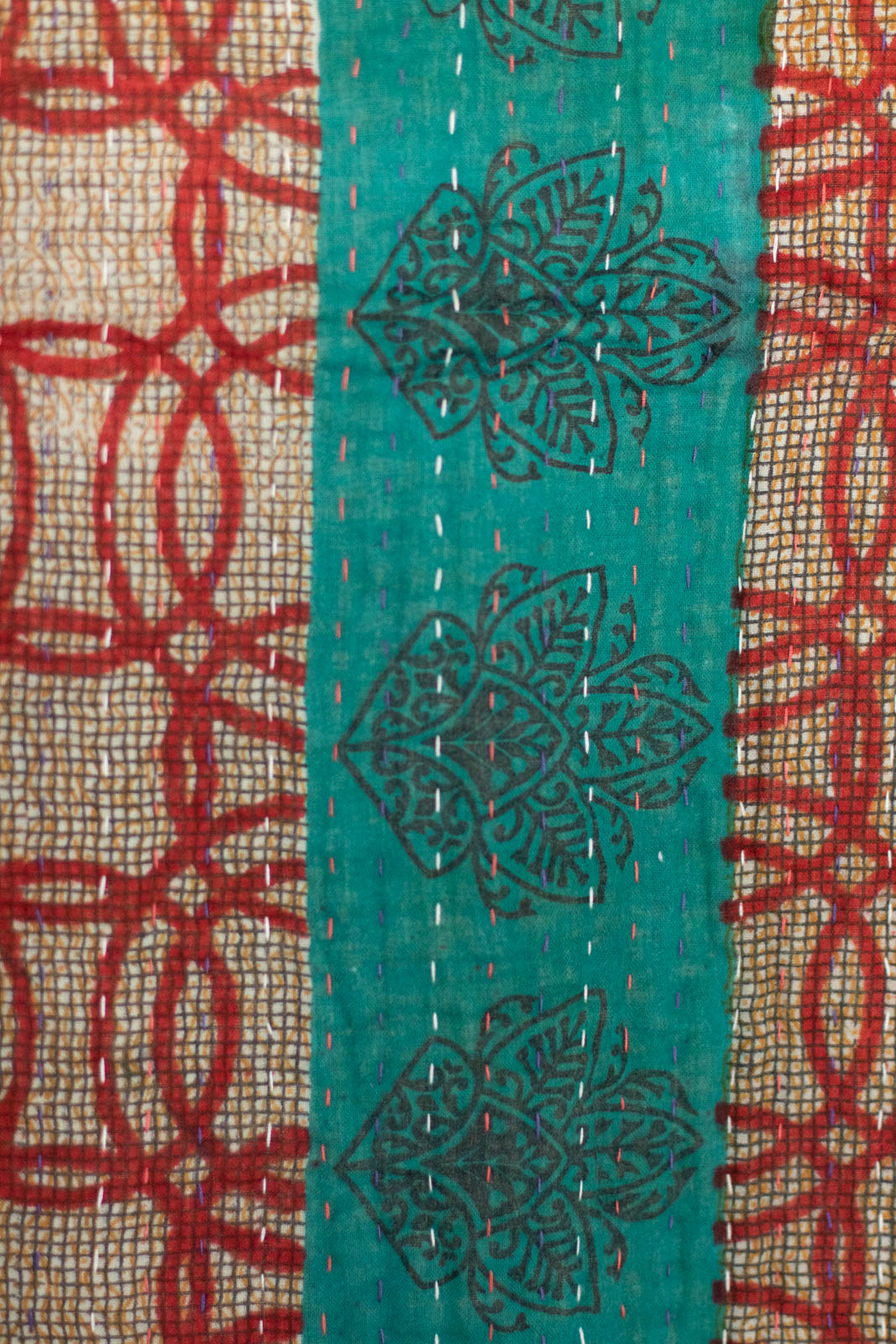 Pleasing Kantha Throw