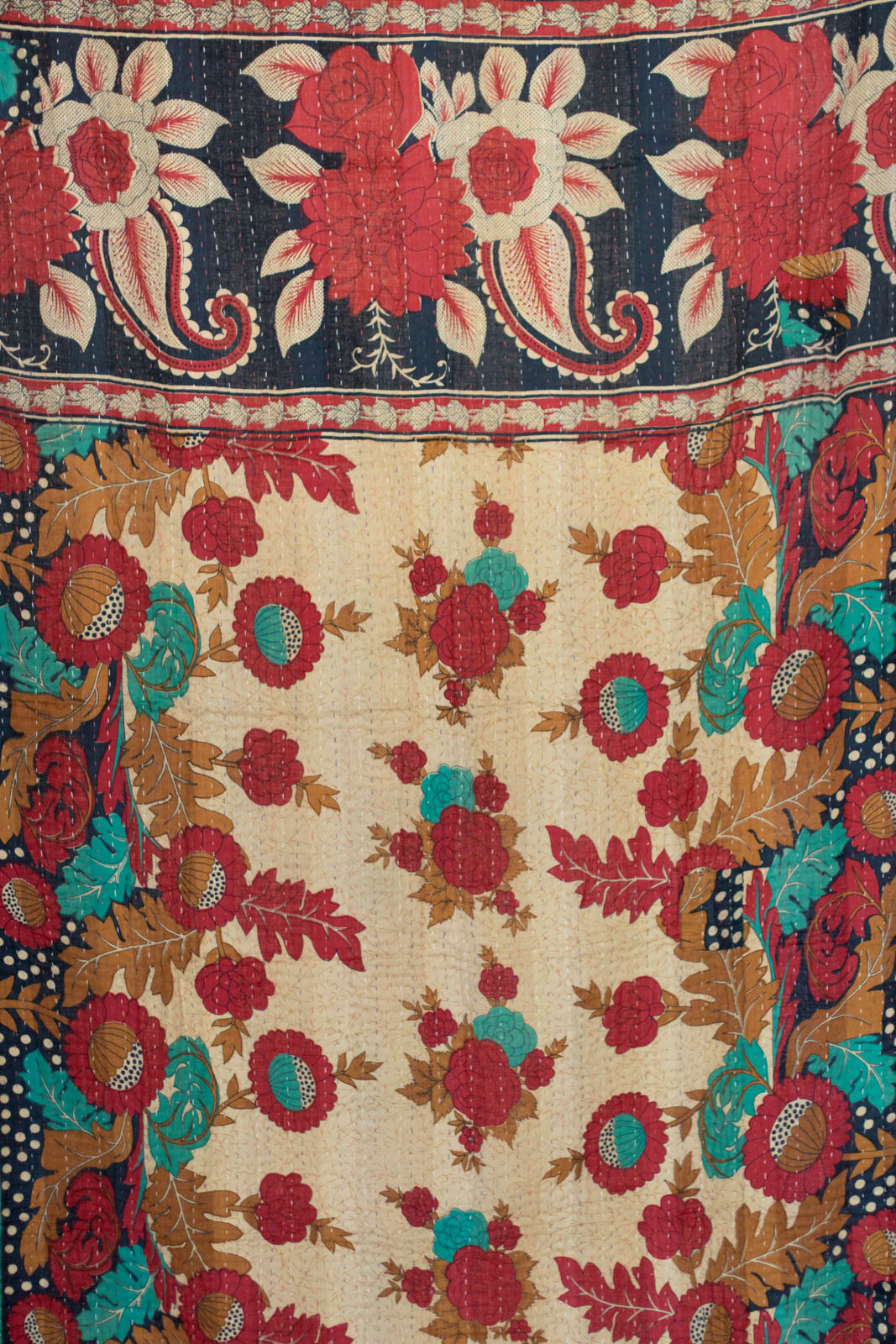 Pleasing Kantha Throw
