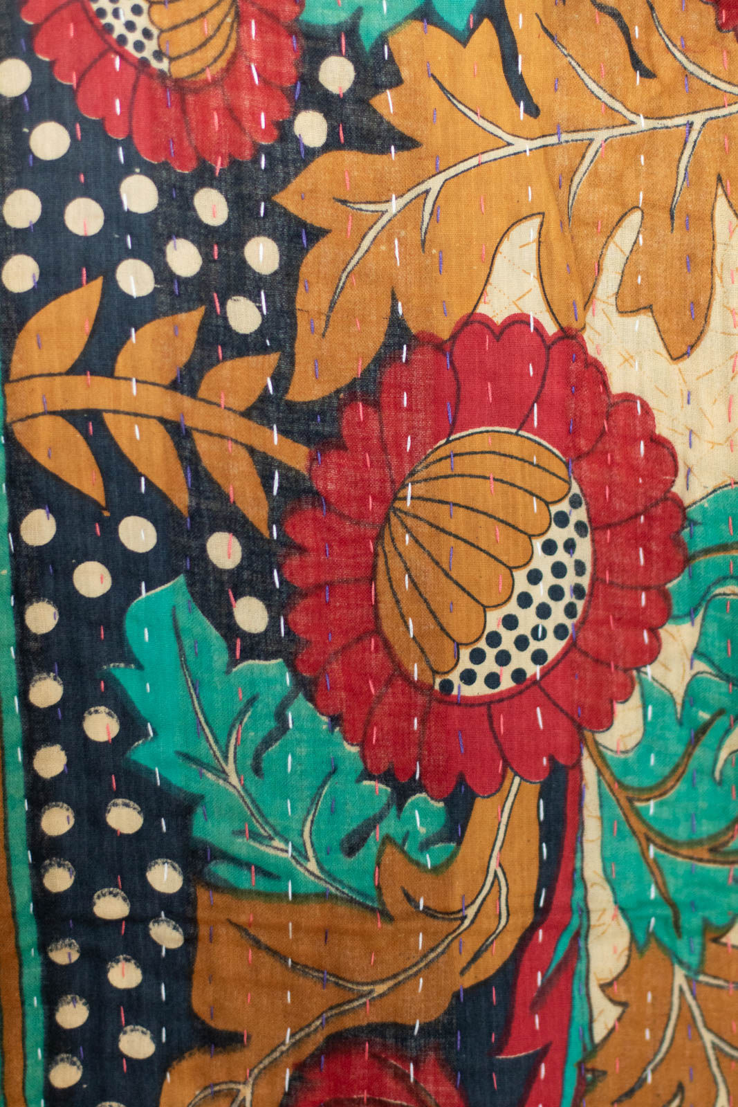 Pleasing Kantha Throw
