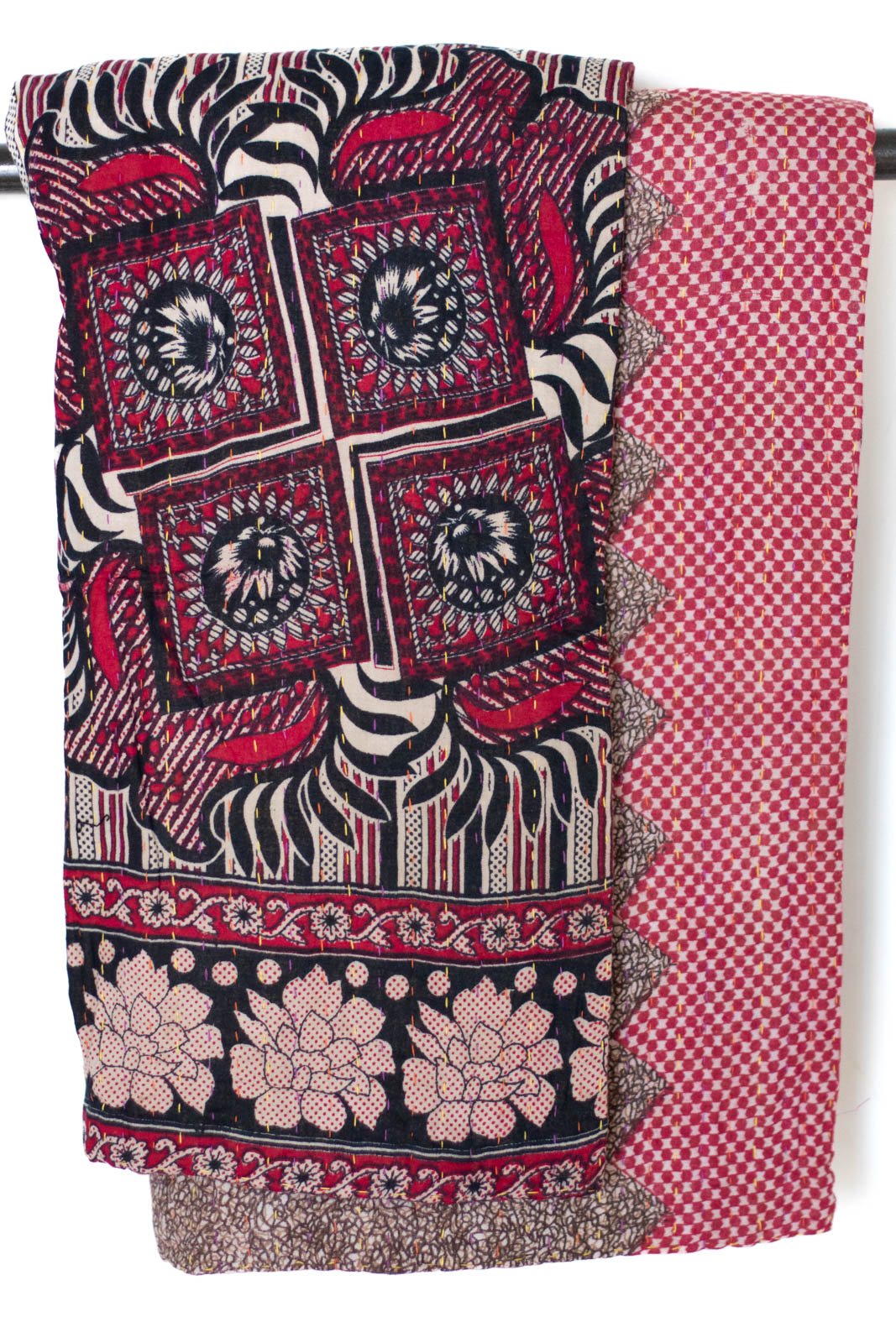 Kantha Throw Bed Quilt