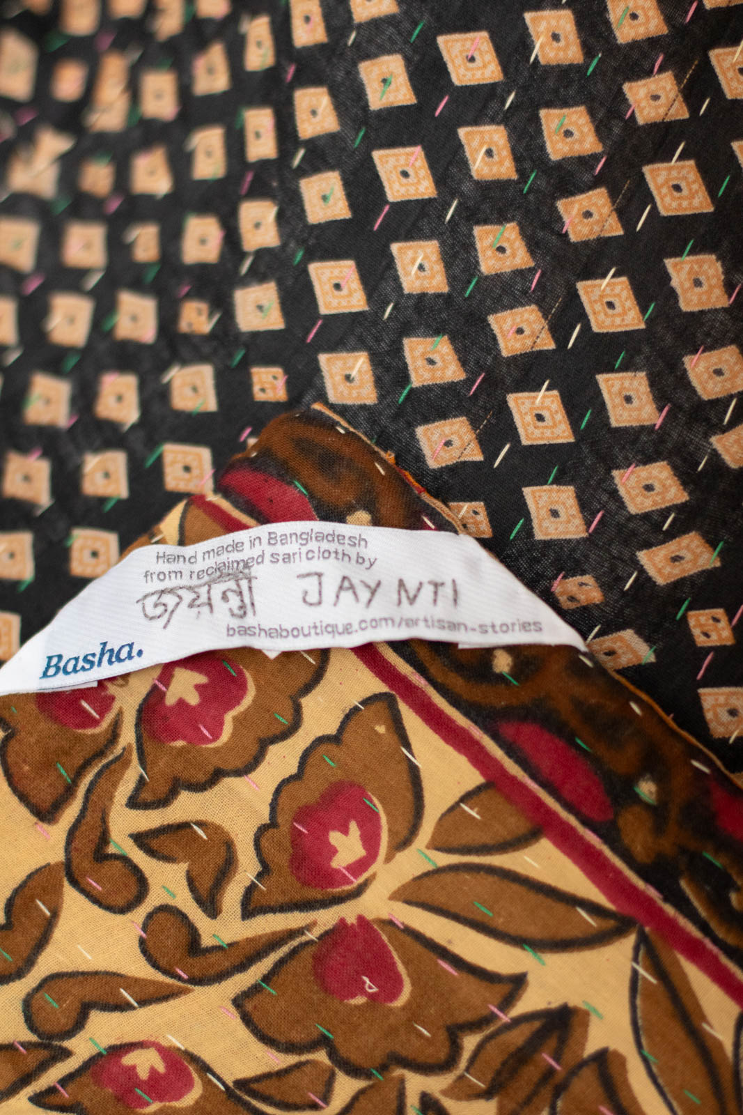 Right Kantha Throw