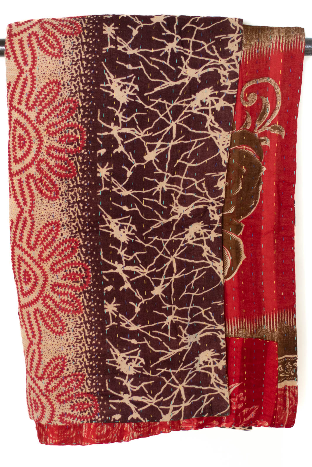 Kantha Throw Bed Quilt
