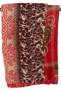 Kantha Throw Bed Quilt