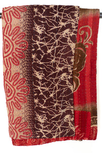 Kantha Throw Bed Quilt