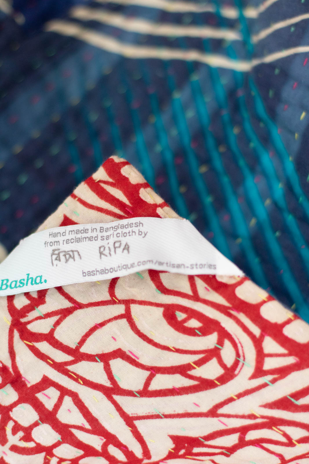 Daring Kantha Throw