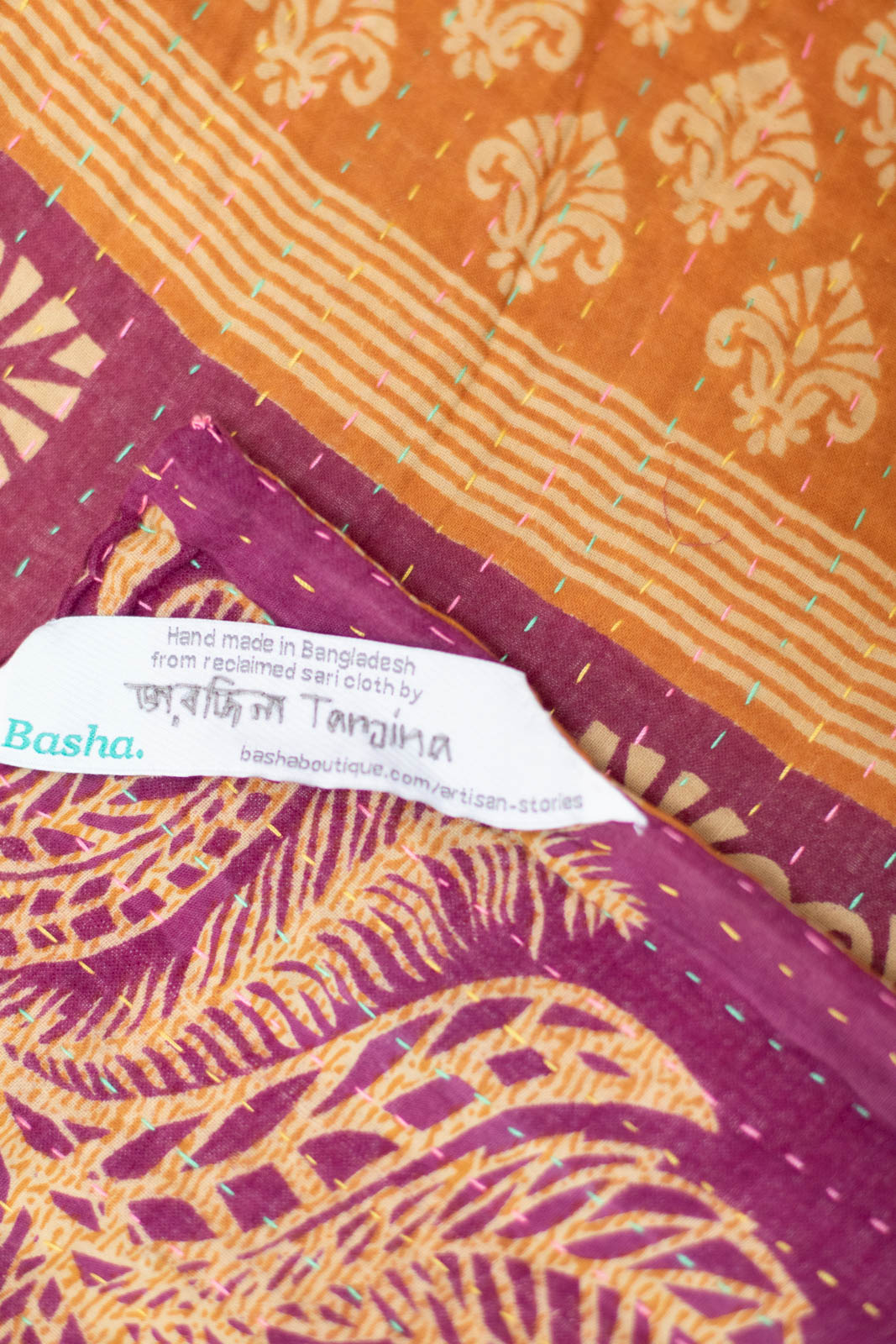 Feast Kantha Throw