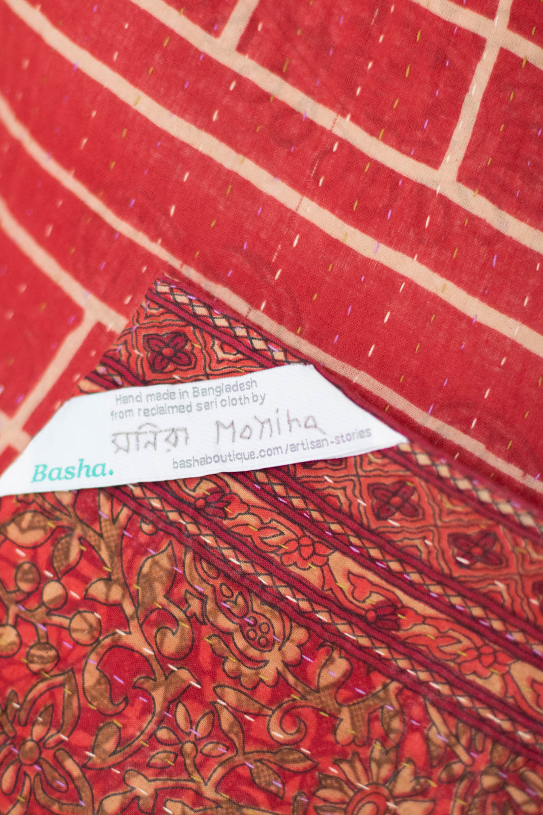 Fond Kantha Throw