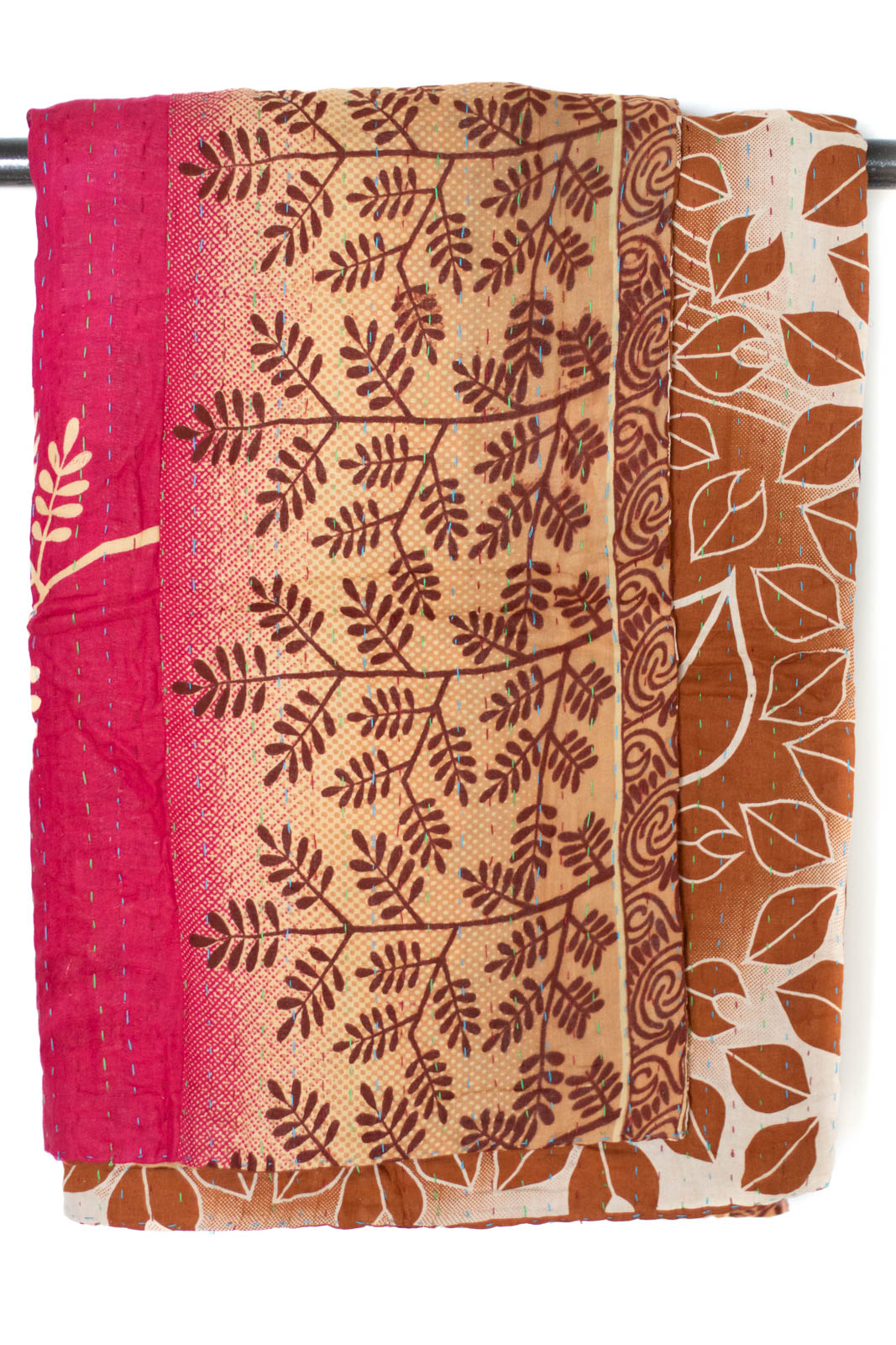Kantha Throw Bed Quilt