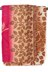 Kantha Throw Bed Quilt