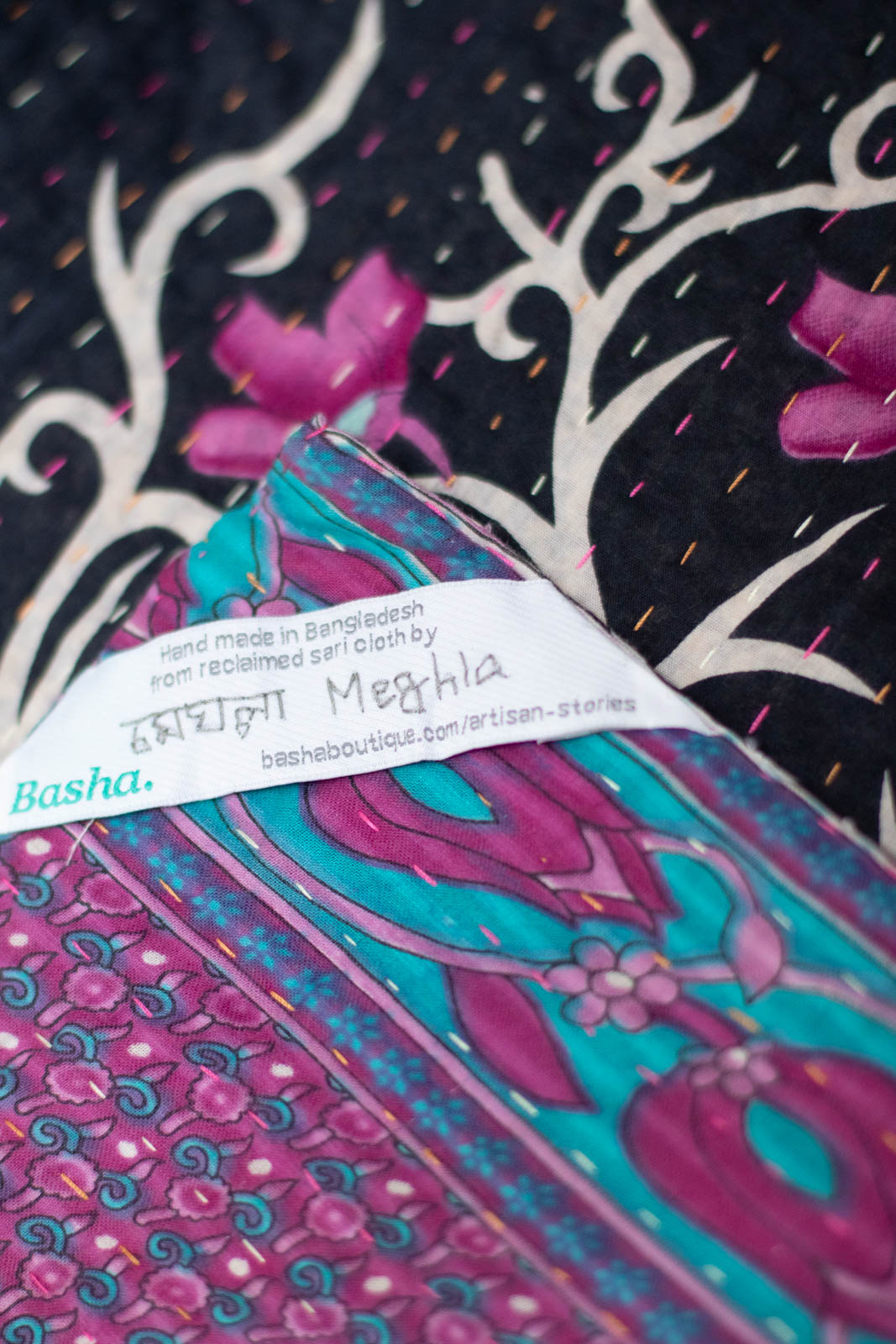 Love Kantha Throw
