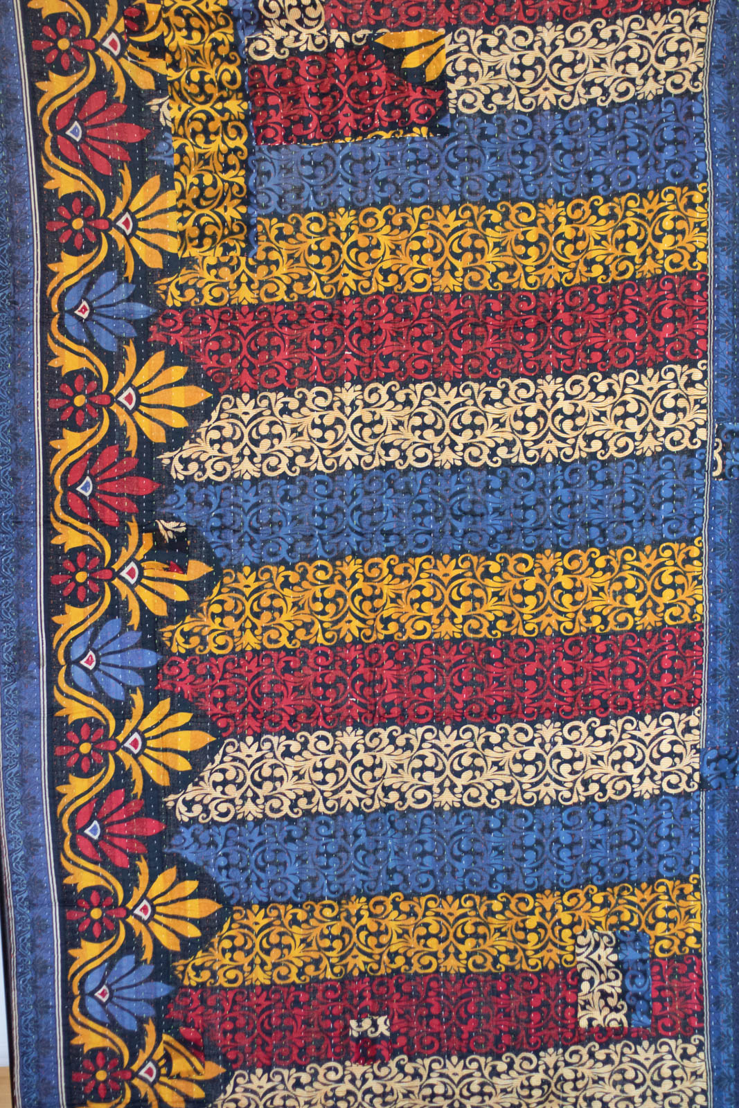 Stream Kantha Throw