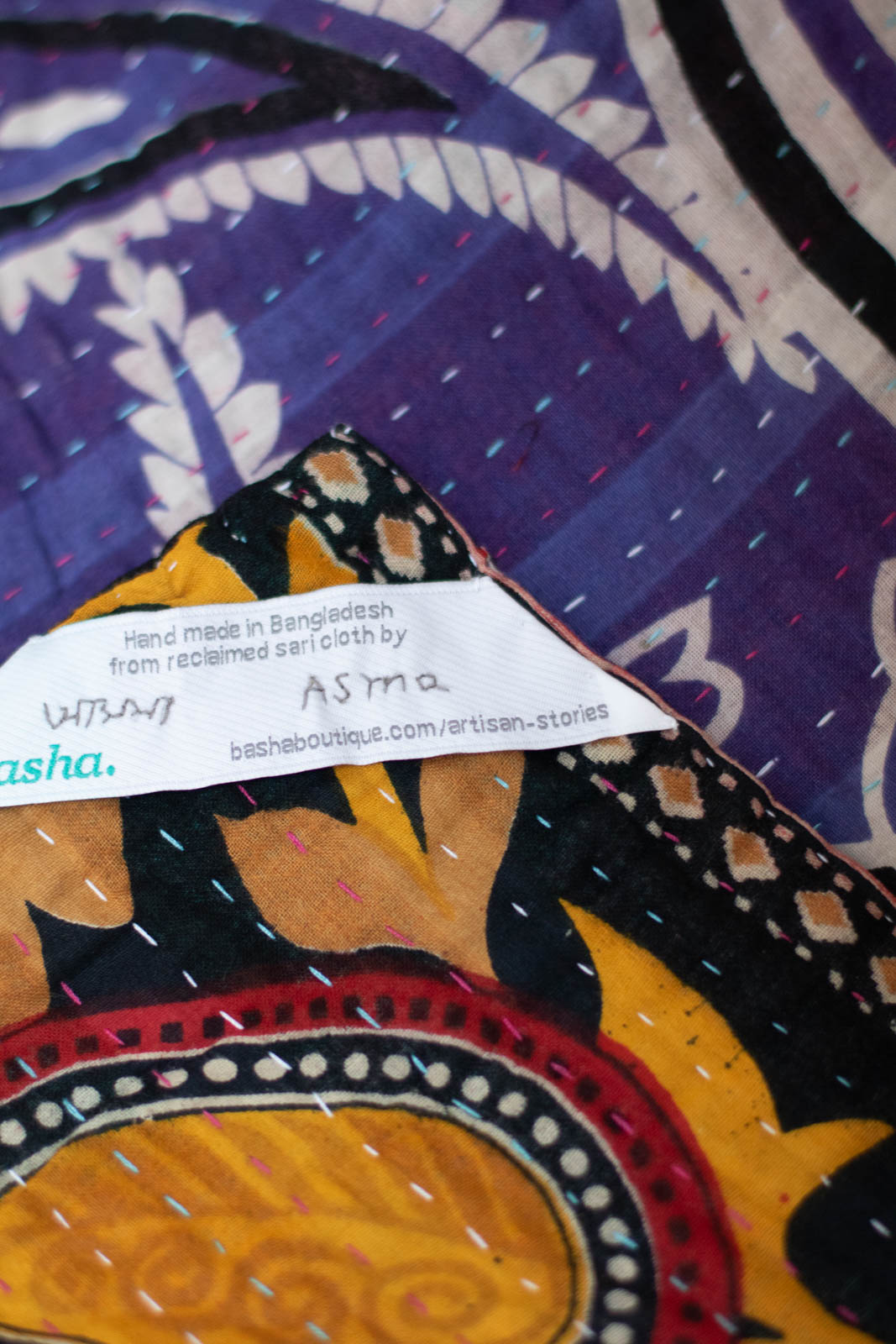 Commission Kantha Throw
