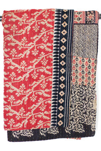 Kantha Throw Bed Quilt