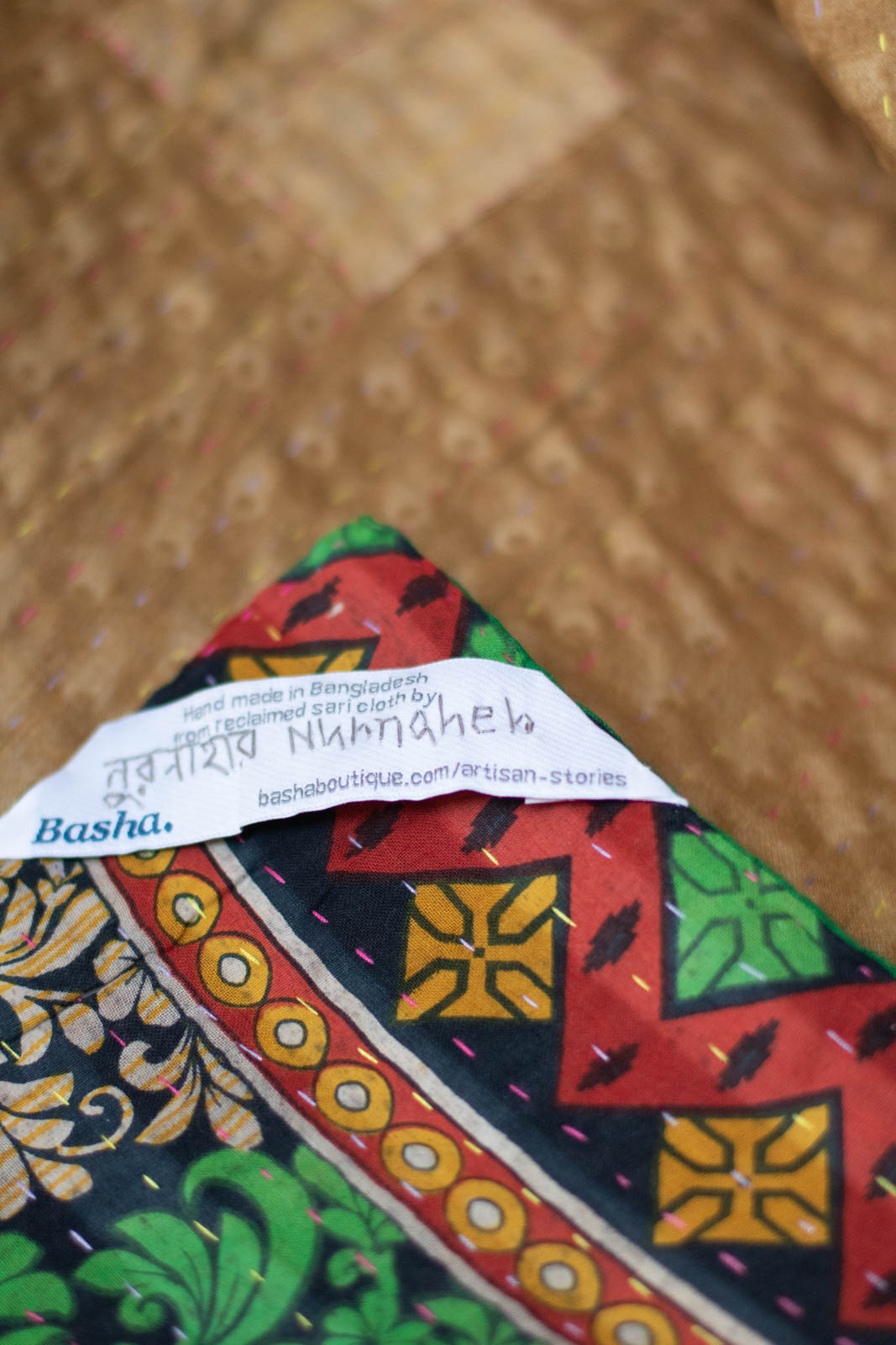 Impression Kantha Throw
