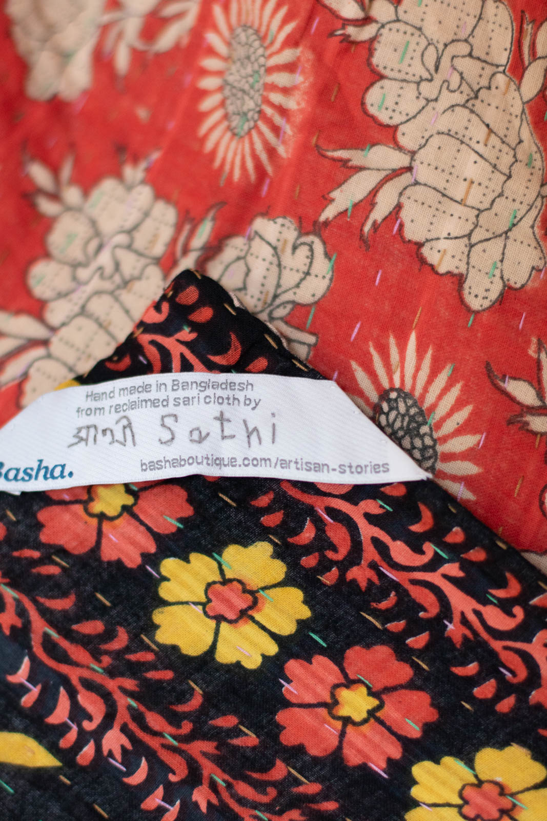 Mindful Kantha Throw