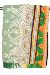 Kantha Throw Bed Quilt