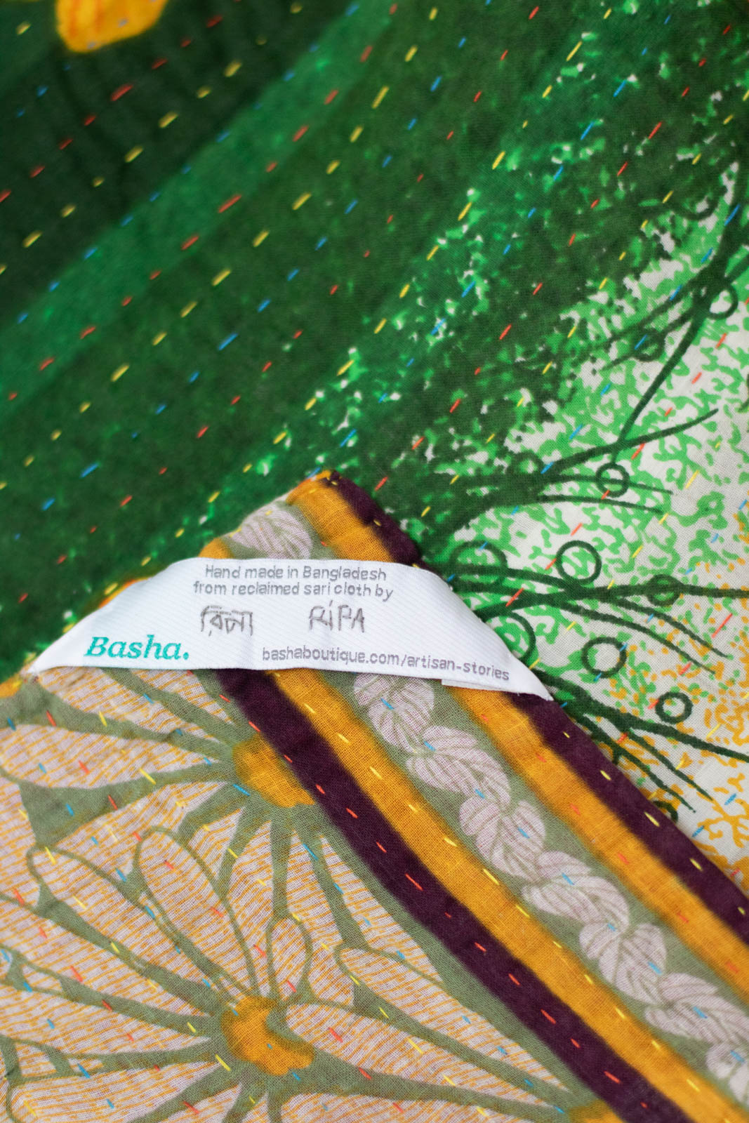 Recall Kantha Throw