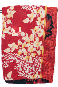 Kantha Throw Bed Quilt