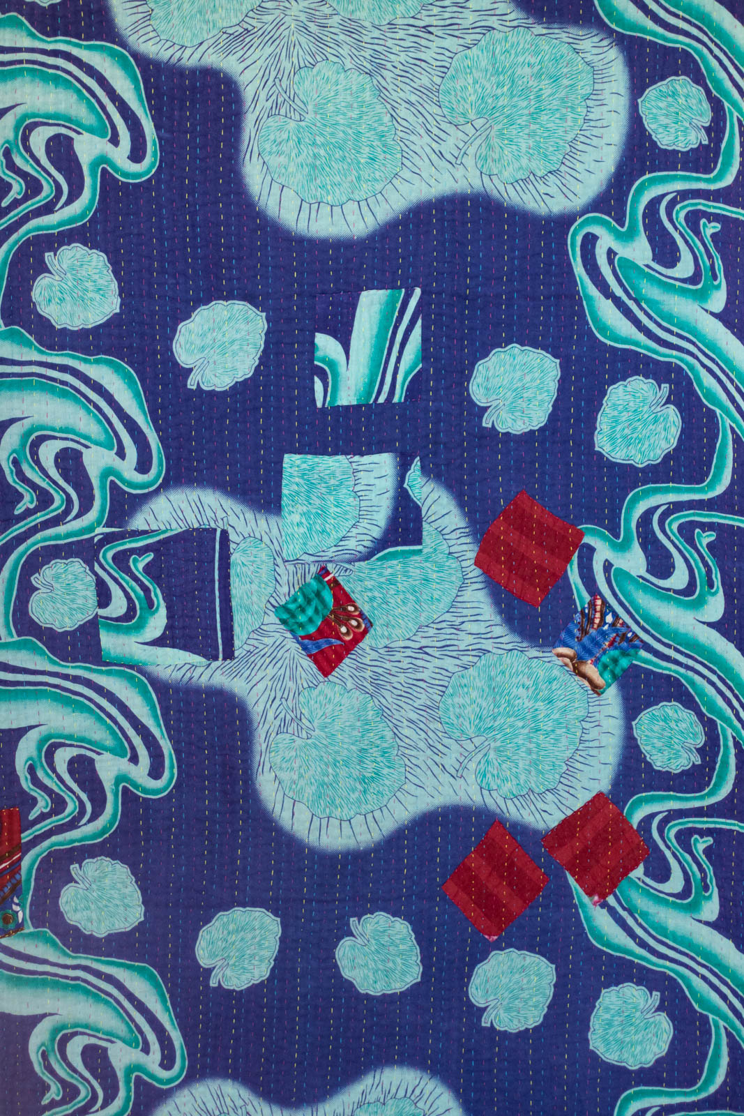 Exceptional Kantha Throw