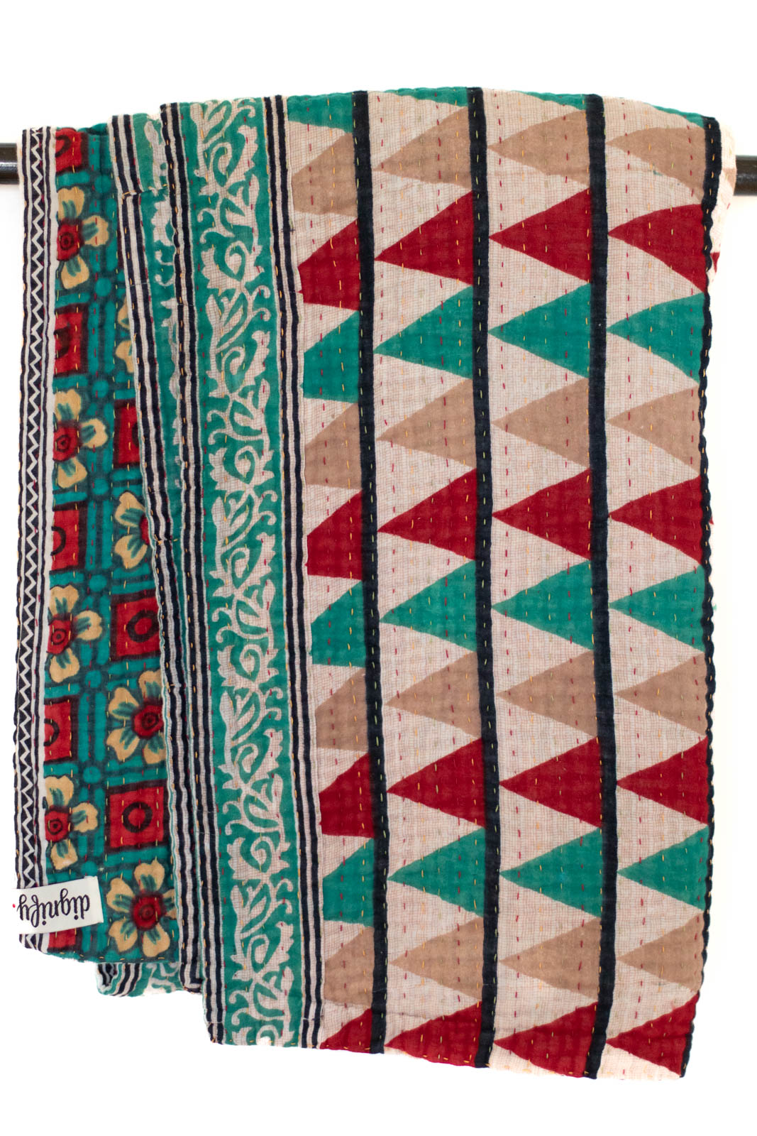 Kantha Throw Bed Quilt