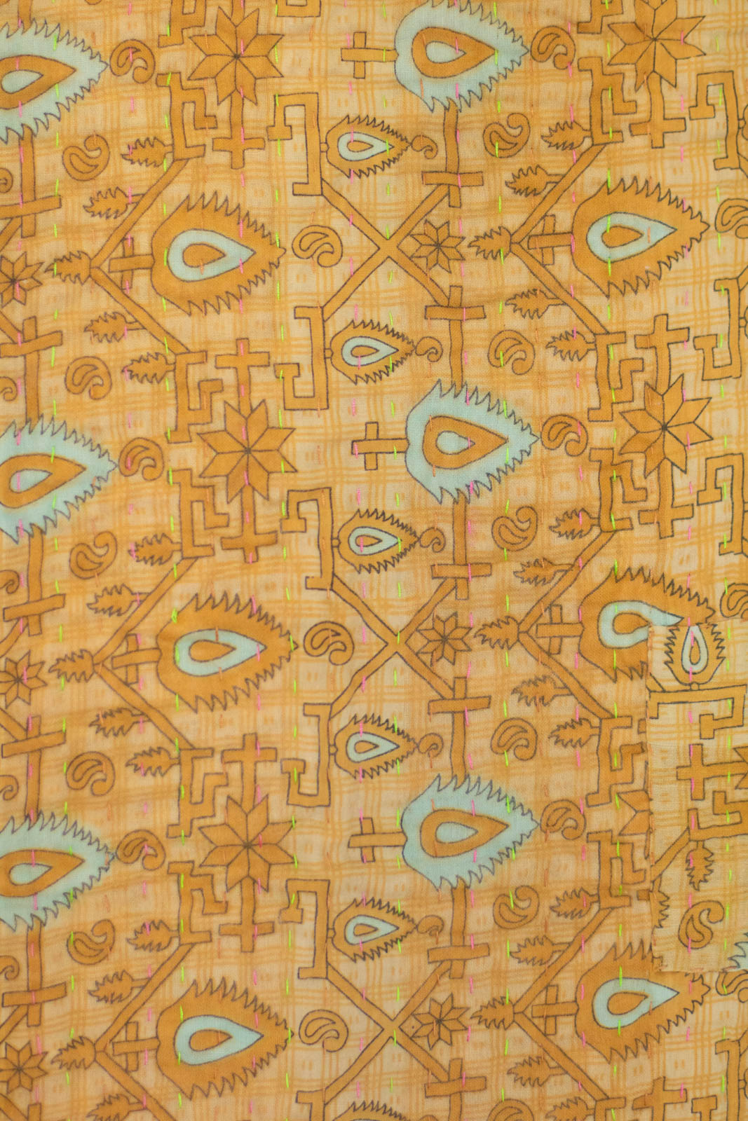 Sunshine Kantha Throw