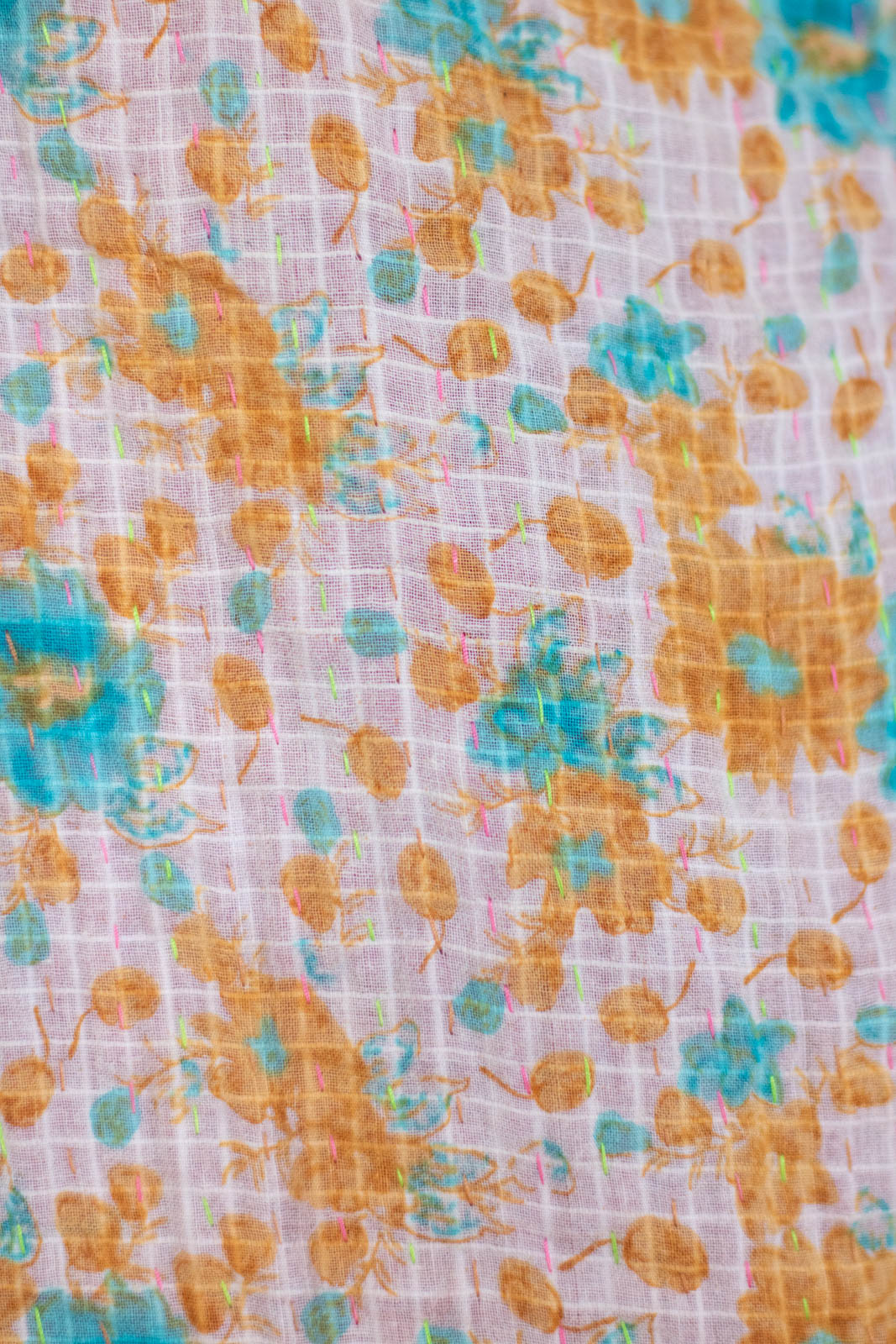 Sunshine Kantha Throw