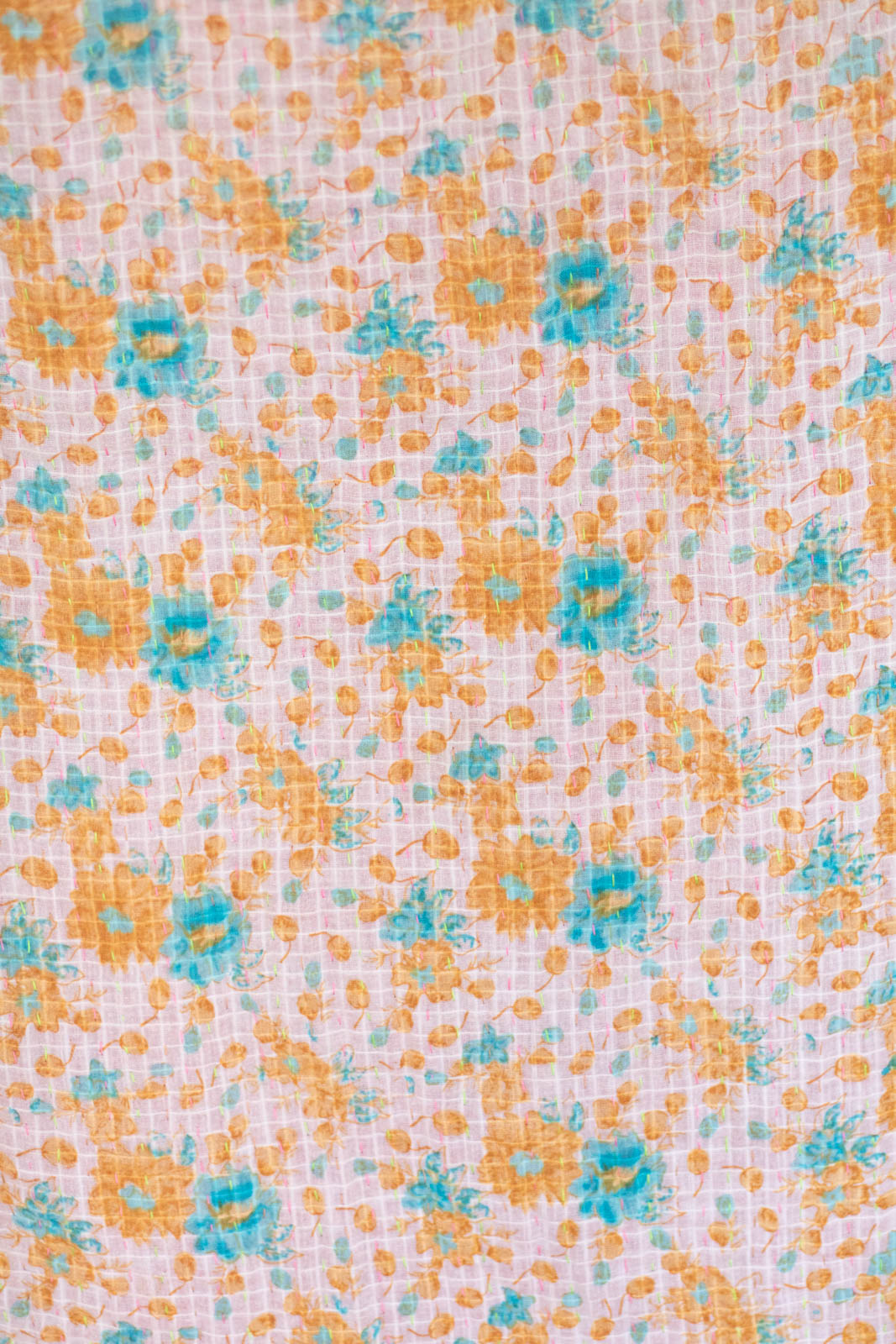 Sunshine Kantha Throw