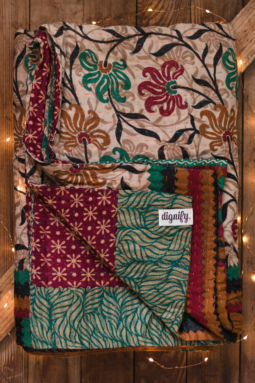 Holiday No. 8 Kantha Large Throw