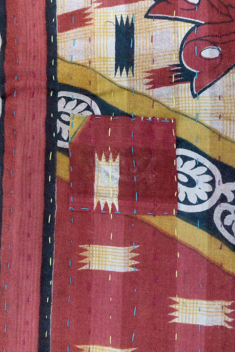 Horizon Kantha Throw