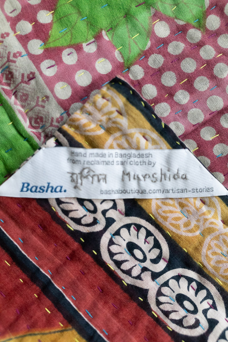 Horizon Kantha Throw