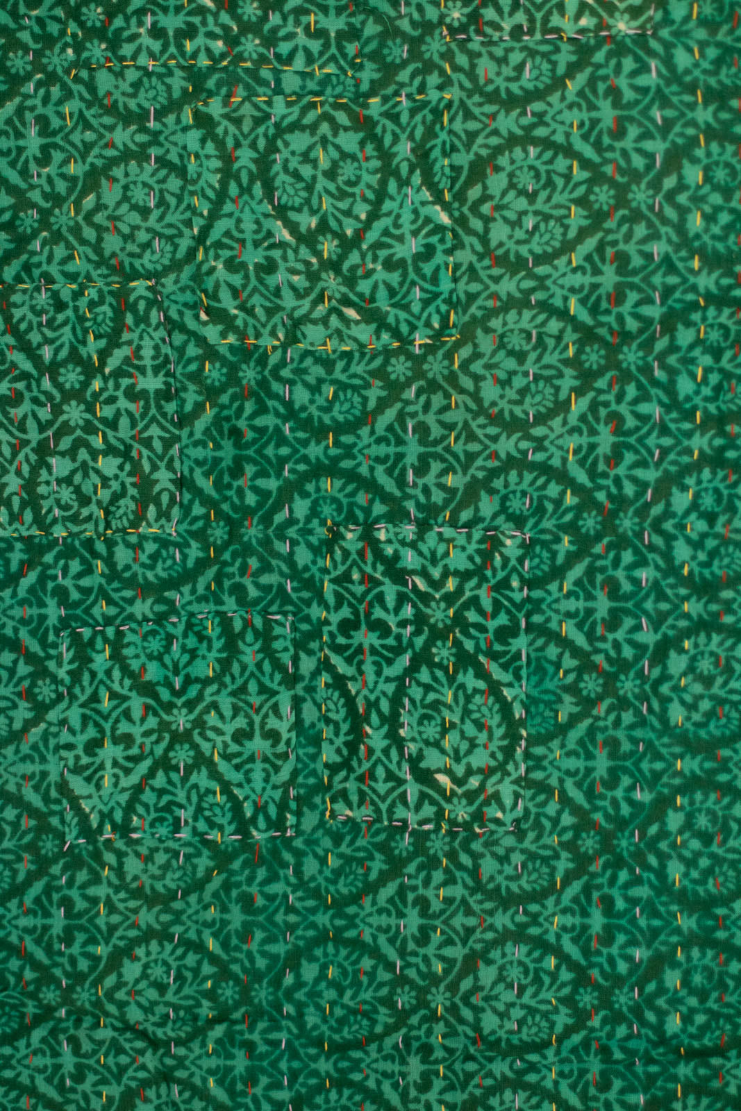 Work Kantha Throw