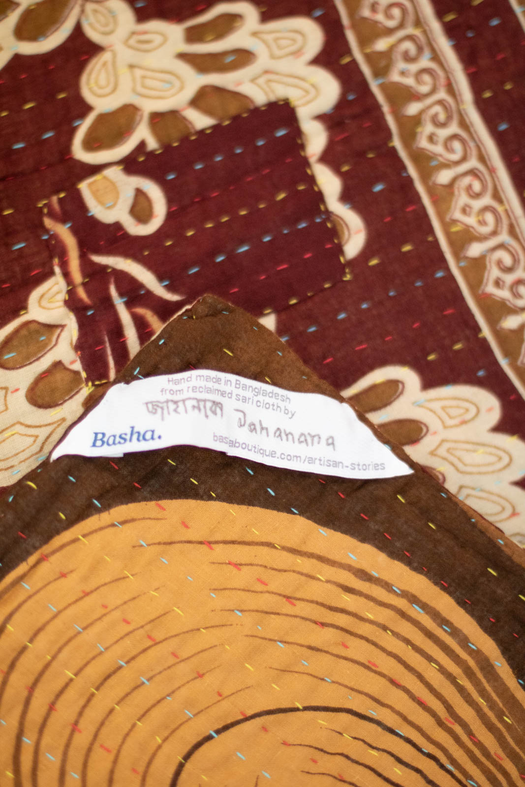 Noble No. 4 Kantha Large Throw