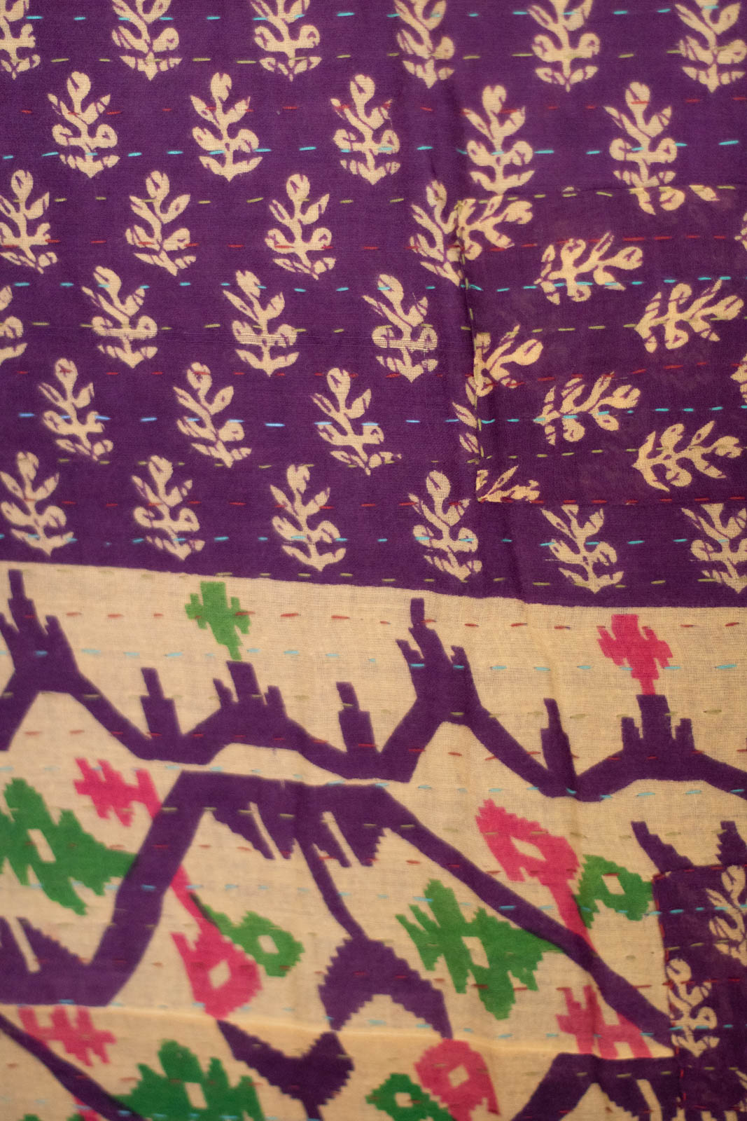Noble No. 8 Kantha Large Throw