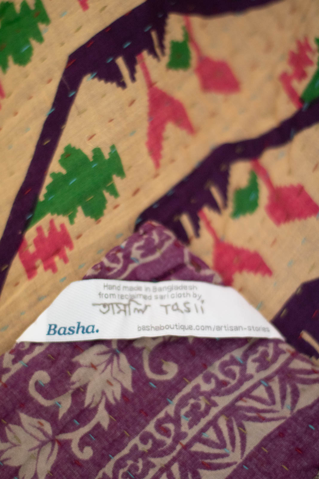 Noble No. 8 Kantha Large Throw