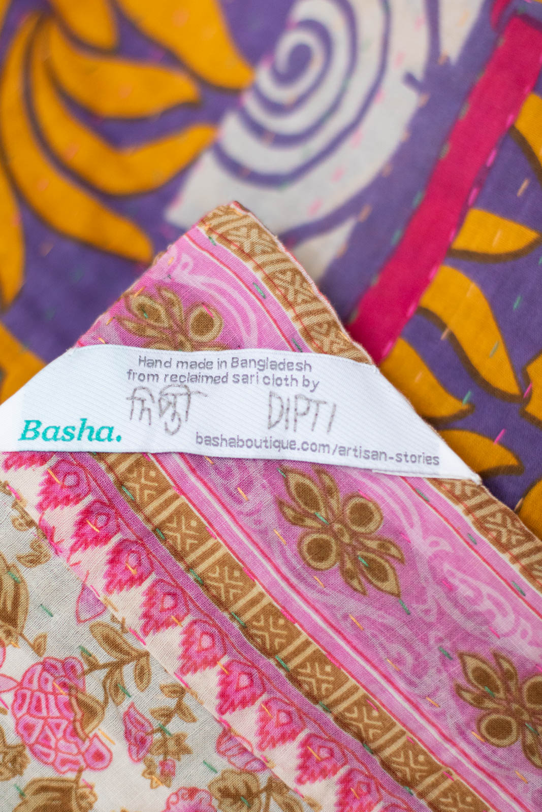 Loved No. 3 Kantha Baby Blanket