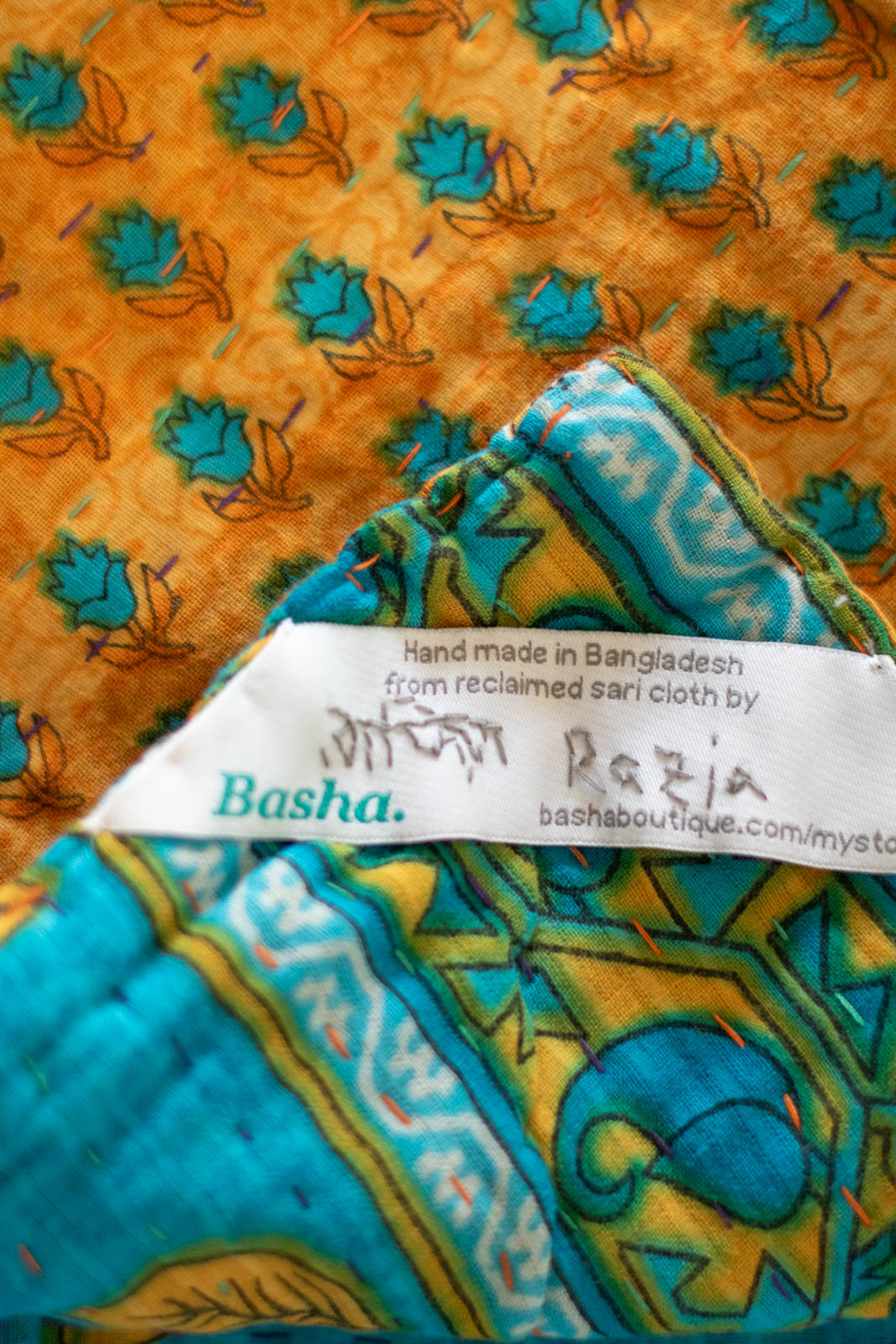 Babe No. 3 Kantha Baby Blanket