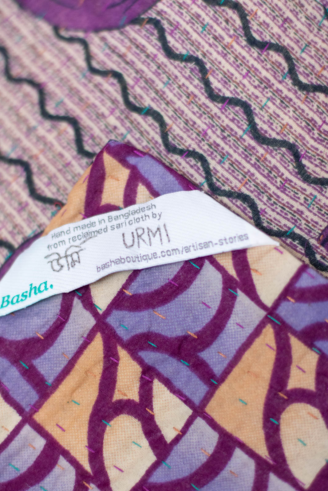 Cherish No. 4 Kantha Baby Blanket
