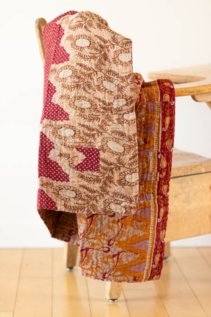 dignify Kantha Baby Blanket Quilt